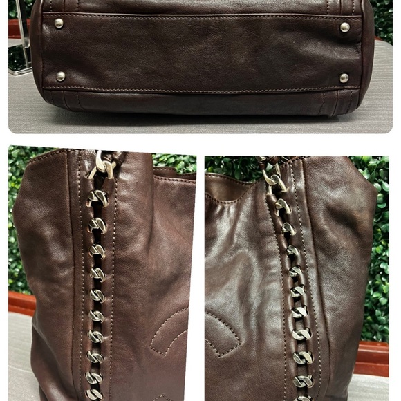 Chanel Modern Chain Tote Chocolate Brown - Picture 10 of 13